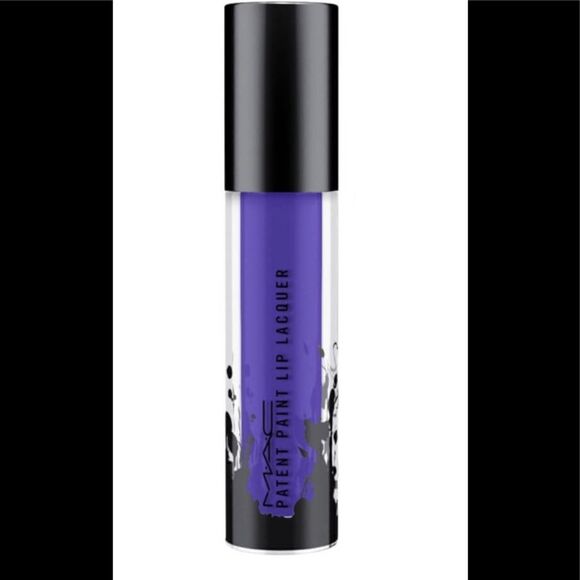 1 LEFT! Mac Patent Paint Lip Lacquer Shellac Shocked - Picture 2 of 6